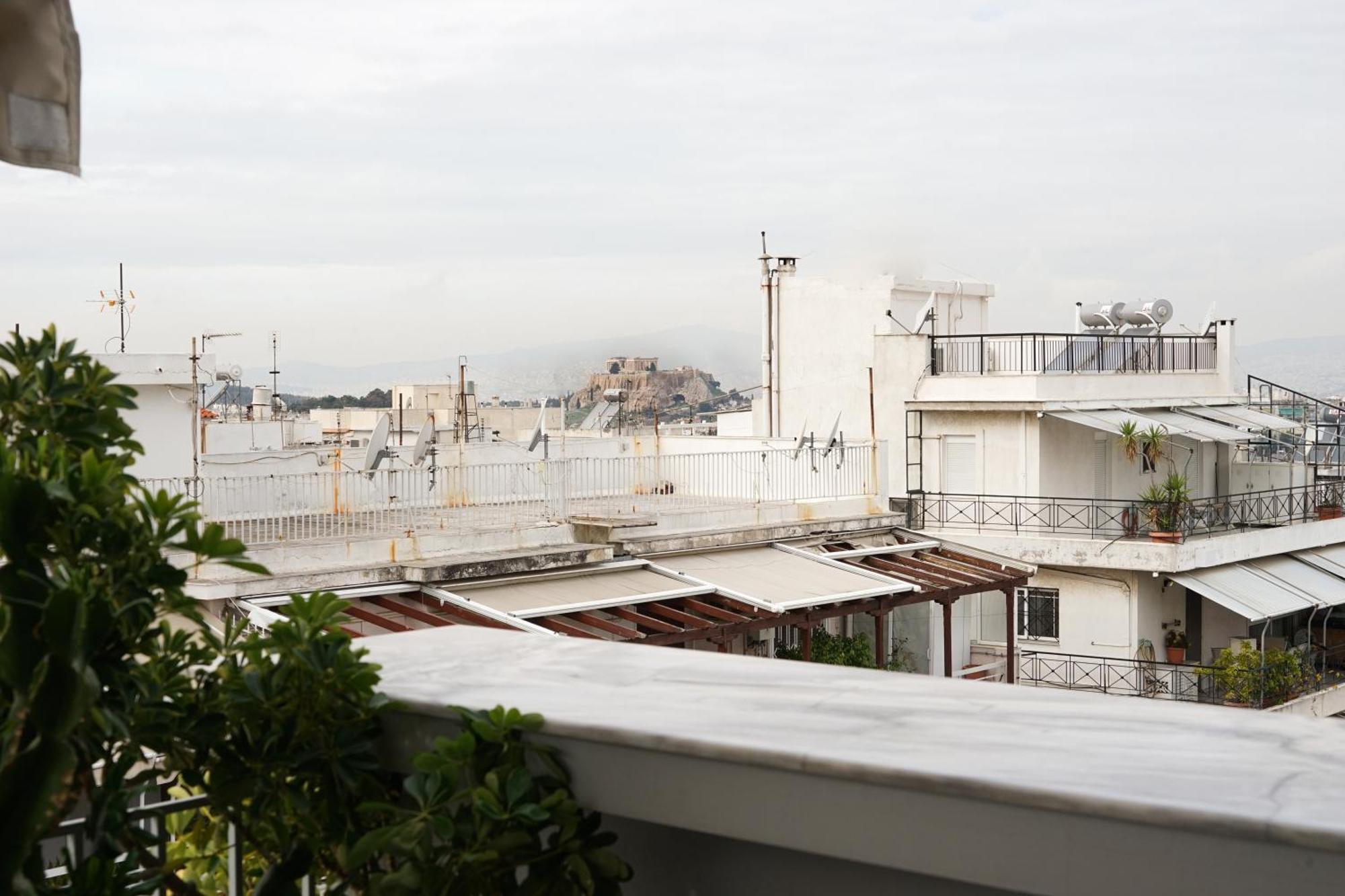 Small & Cozy With Acropolis & Lycabettus View Aten Exteriör bild