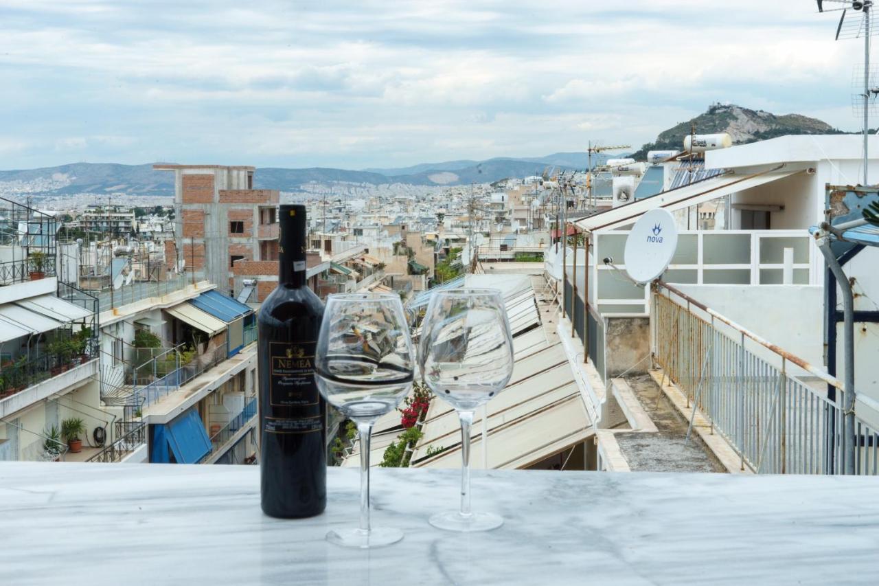 Small & Cozy With Acropolis & Lycabettus View Aten Exteriör bild